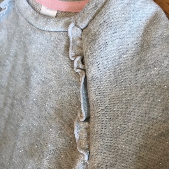 Glitter Grey & Pink Girls Sweater Dress💗 - Picture 4 of 6